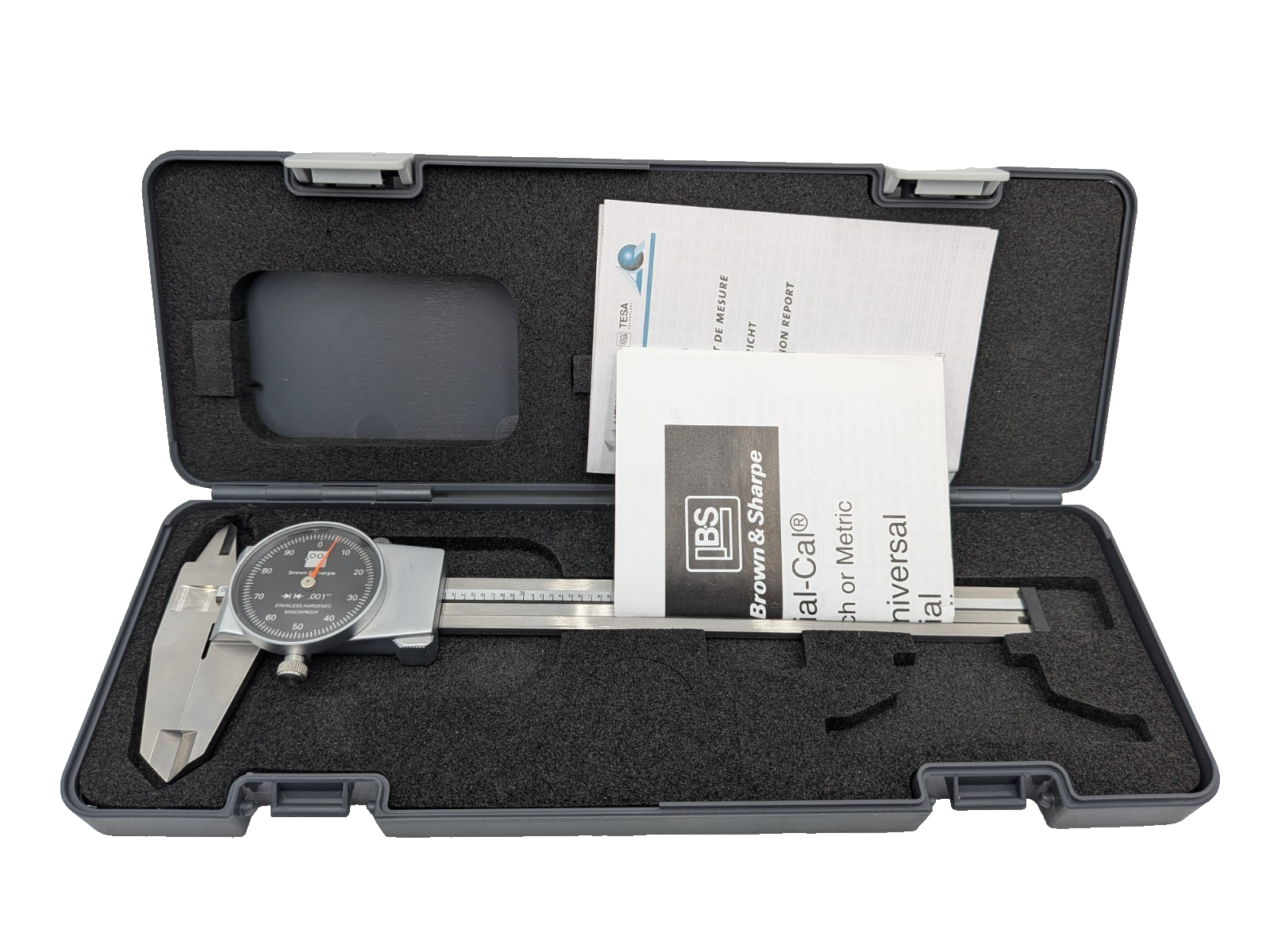 TESA Brown & Sharpe 599-579-5 Dial Caliper, 6" x 0.001 in | eBay