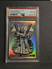 Joe Montana Optic Downtown PSA 10 2024 Panini Donruss Legends #1 49ers