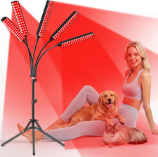 Red Light for Face and Body, Infrared Light Therapy Lamp with Stand Led 660nm Re