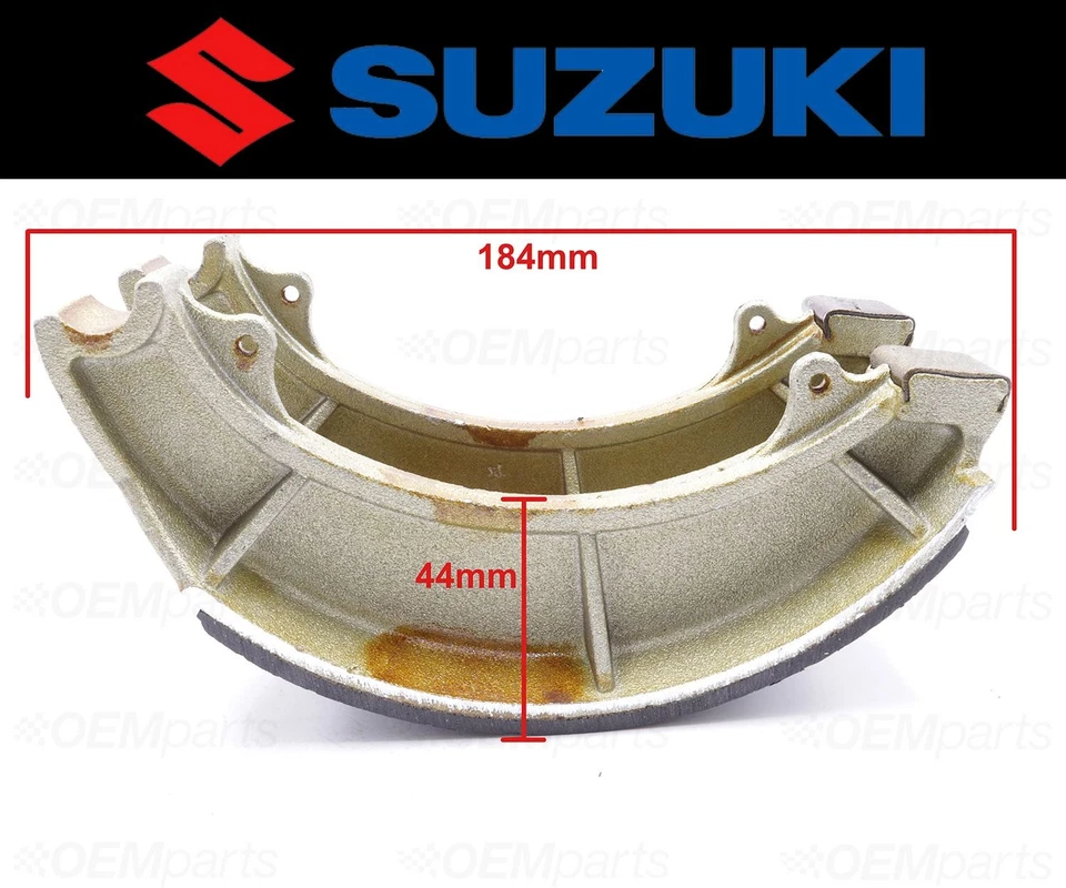 Set of (2) Suzuki FRONT Brake Shoes #54400-15820 (See Fitment Chart) - Image 4 of 4