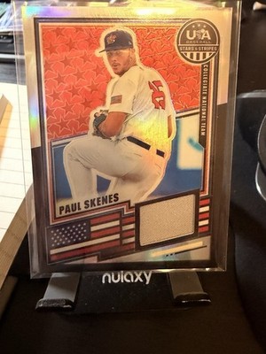2026 Panini Stars & Stripes PAUL SKENES - Game Worn-used RELIC USA-PS