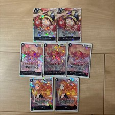 One Piece Sticker Set Luffy Nami Chopper 7 pcs Collectible Used