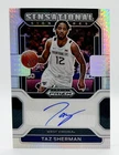 2022-23 Prizm Draft Hyper Taz Sherman RC Auto West Virginia Mountaineers