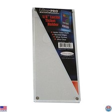 Ultra Pro Lucite Ticket Stub Holder - 2-1/2" x 7" - Safeguard & Showcase Tickets