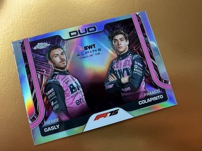 2025 Topps Chrome Formula 1 - Duo Gasly Colapinto - #171 Refractor
