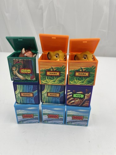 Vintage 1995 Burger King Disney's The Lion King Finger Puppets Lot Of 9 - Picture 1 of 3