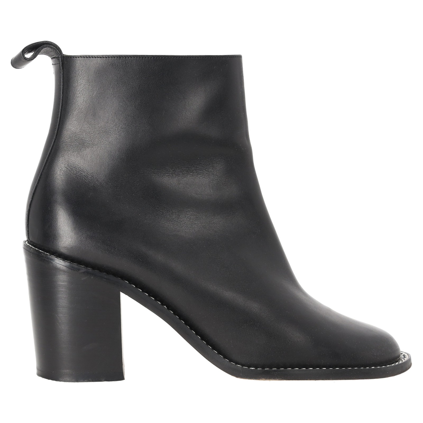 Givenchy ankle boots with chain link accents in black leather female