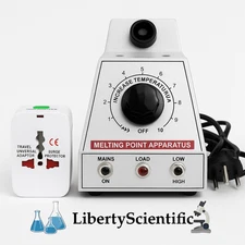 Melting Point Apparatus 110V with Travel Adaptor | Liberty Scientific USA
