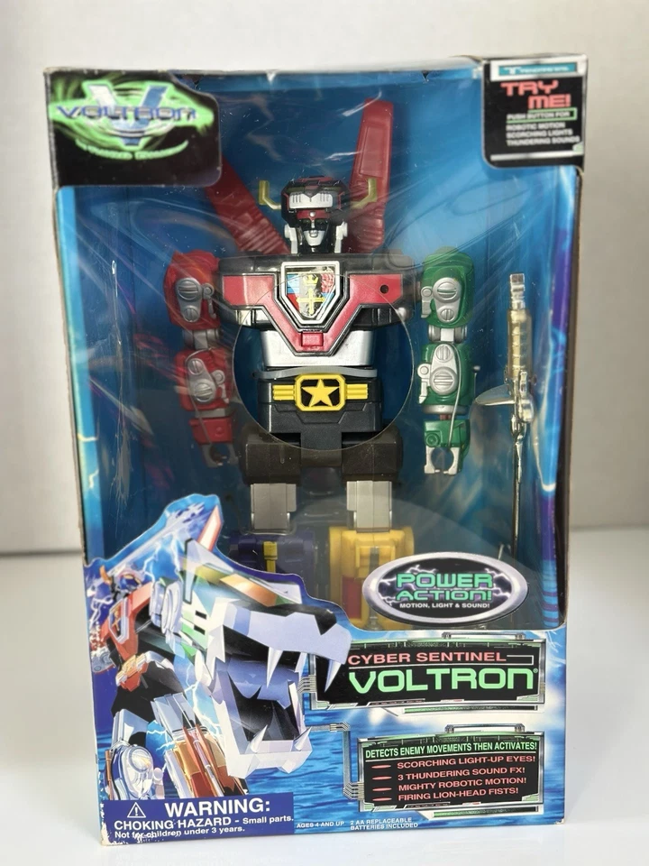 NEW SEALED 1998 Trendmasters Lion Force Voltron The Third Dimension Figure 12" - Image 4 of 4