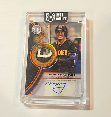 Topps 2025 Tribute Manny Machado Padres Auto Relic TTTA-MACH 24/25