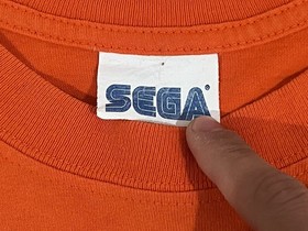 Vintage Promotional Sega Dreamcast T Shirt Orange Medium/Large Promo