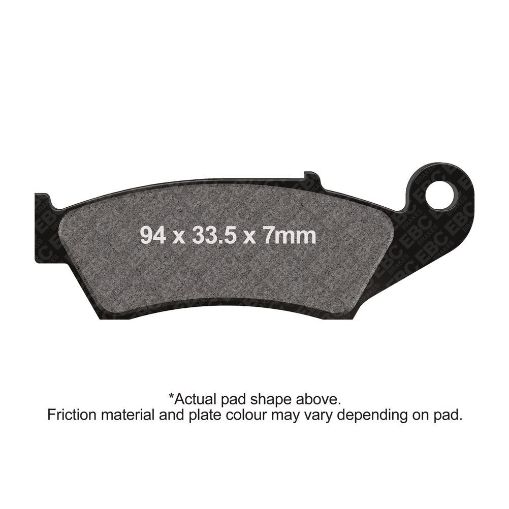 EBC Extreme Pro HH Brake Pad Set Front Left for GasGas EC Ranger 200 2018 - 2020