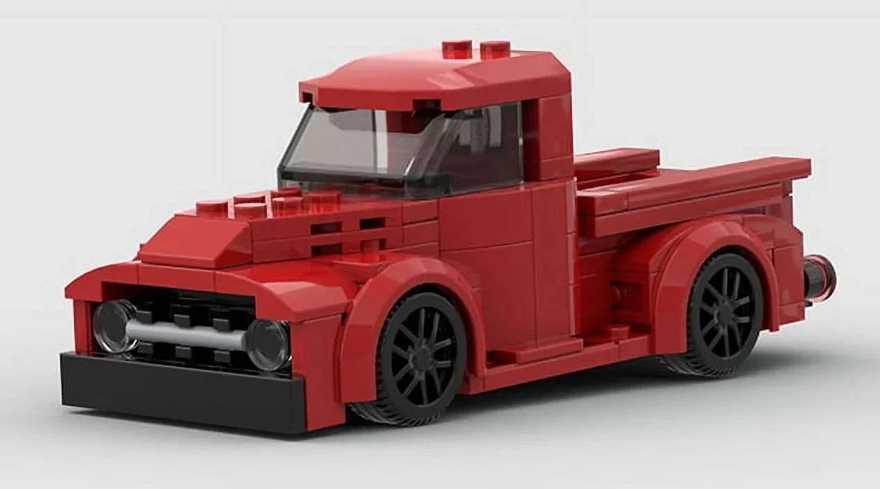 MOC #M10373 - Pickup Truck - Building Block Set