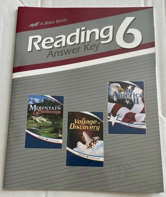 ABeka Gr. 6 Reading Program Teacher Answer Key- 2013 Edition