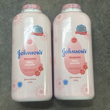 Johnson Johnson's Baby Powder Talc Blossoms 300G Pack Of 2 Sealed New Rare