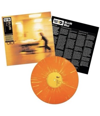 BLUR Rough Trade 50th Anniversary Yellow Orange Splatter LP VInyl