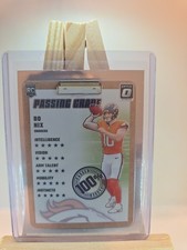 2024 Panini Donruss Optic – Bo Nix Passing Grade Rookie (RC, Broncos)