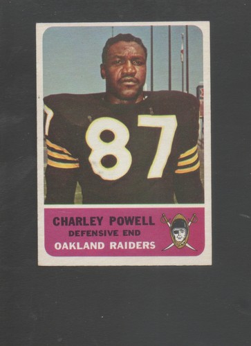 Charley Powell #77 1962 Fleer card