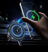 Magnetic Car Phone Holder 15w/ Car Air Vent Phone Mount /Fast charger