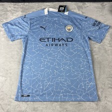 NWT PUMA Manchester City FC 2020/2021 Home Jersey 757057-01 Men  s XL 140
