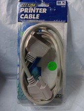 InterAct IEEE1284 Parallel Printer Cable 6 Ft DB25 Male to Centronics 36 Male