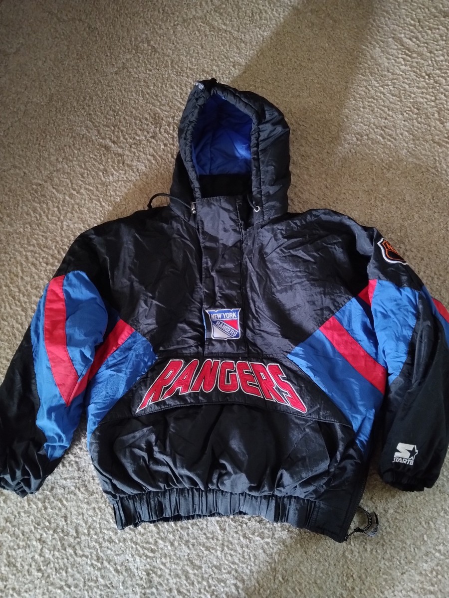 90s New York Rangers 1/2 Zip Authentic NHL Center Ice