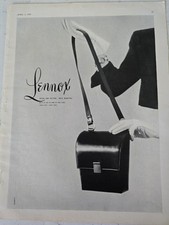 1948 Women's Lennox Handbag purse beautiful inside out vintage Fashion Ad 
