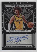 2021-22 Obsidian Rookie Eruption Signatures 41/149 Duane Washington Jr Auto ne1