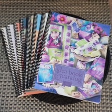 STAMPIN' UP Spiral-Bound Catalog/Idea Books 2003-2009, 8 In Total