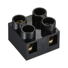 10pcs Terminal Block 500V 20A Dual Row 2 Positions Screw Electric Barrier Strip