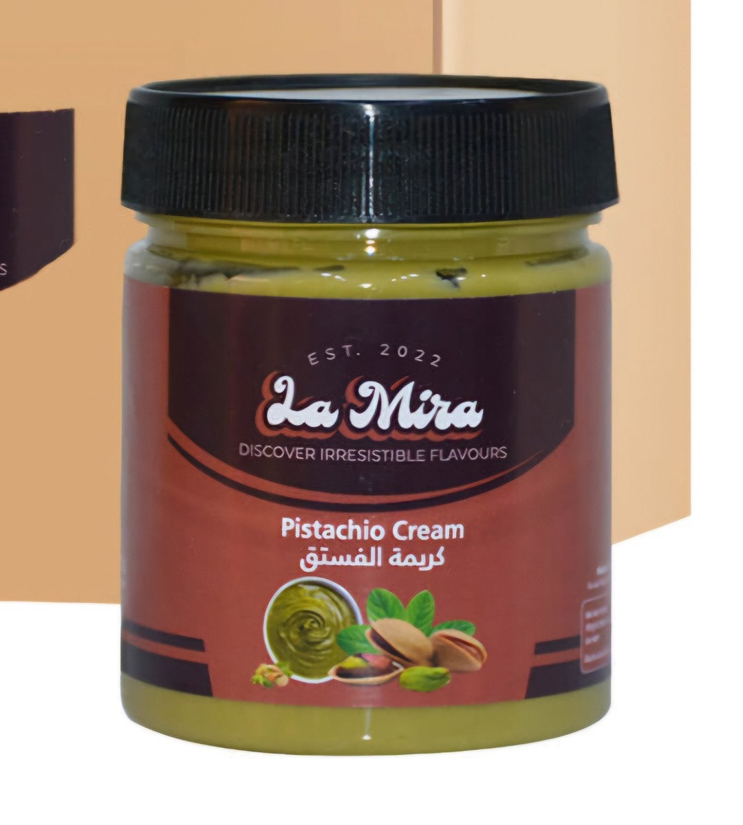 La Mira Kunafa Pistachio Cream Spread 200g DUBAI UAE Made Crème