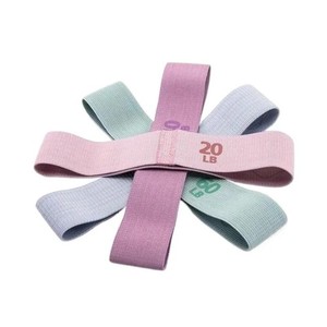 Résistance Bandes de boucles Tissu Bandes Hip Set Yoga Pilates Gym entraînement 20-90LB