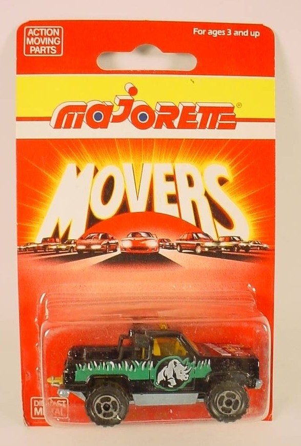 Majorette Movers Black Safari Chevrolet Blazer 4x4 # 291 (228 Casting) 1:62