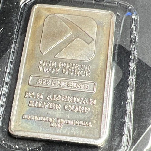 NorthWest Territorial Mint 1/4 oz .999 Fine Silver Bar Pan American