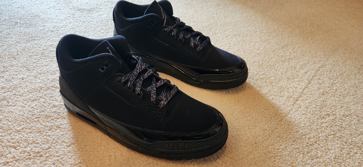 Nike Air Jordan 3 Retro Black Cat 2025 CT8532-001 Men's US size