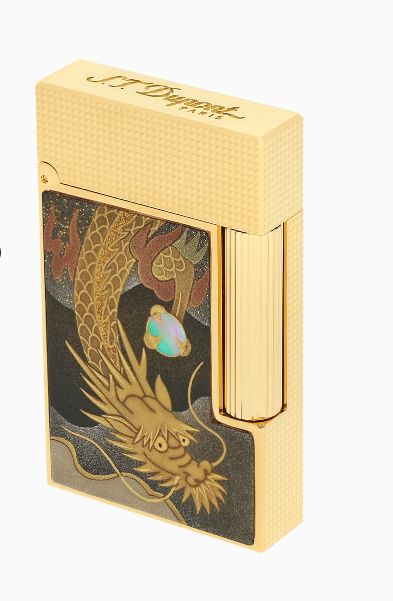 S.T Dupont Maki-E Line 2 Perfect Ping Lighter Dragon Urushi