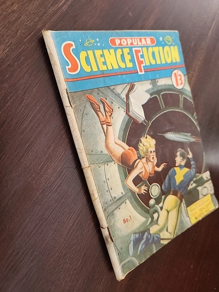 POPULAR SCIENCE FICTION ISSUE #1 RARE PULP ERA AUSSIE SCIENCE FICTION DIGEST - Image 3 of 4