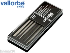 GLARDON ® VALLORBE NEEDLE BUFF FILES 14 cm SET OF 6 LAC2462