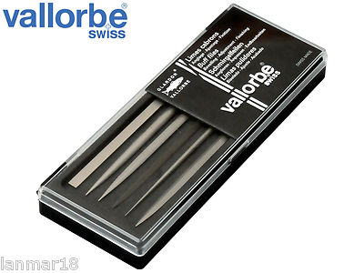 GLARDON   VALLORBE NEEDLE BUFF FILES 14 cm SET OF 6 LAC2462