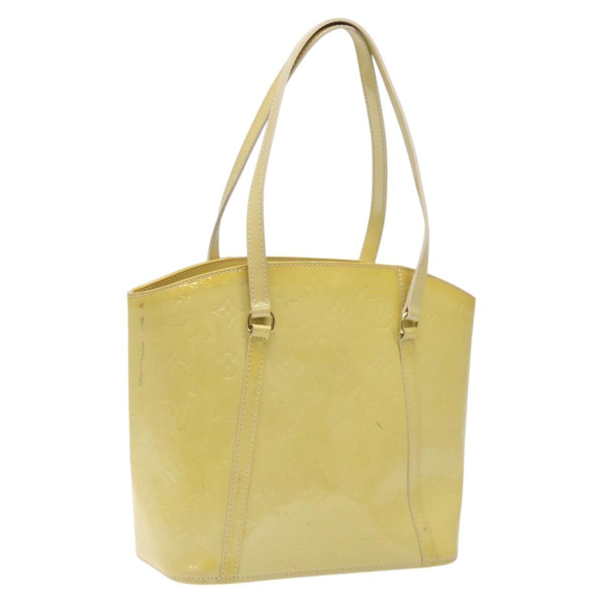 LOUIS VUITTON Monogram Vernis Avalon MM Tote in Broncorail M91743 Authentic MX026-image