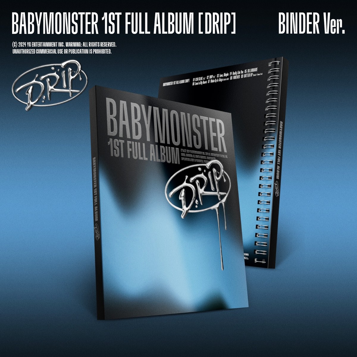 BABYMONSTER 1st Full Album DRIP BINDER Ver. CD+Photobook+Selfie