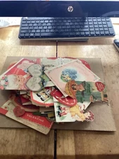 Large collection of vintage and antique Valentine cards.Many types