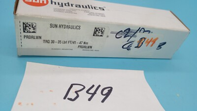 #ad Sun Hydraulics PRDRLWN TRQ 30 35 LBF FT 41 47 NM Direct acting pressure reducin $292.49