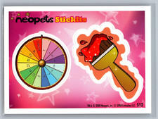Neopets 2008 StickIts S12 Sticker Card