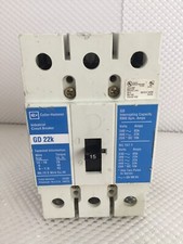 CUTLER-HAMMER GD 22K 15 AMP 480 VOLT 3 POLE BREAKER...145
