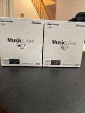 2 Sylvania Artison Music Lites Ml-1 72284 Loudspeaker Led Light Musiclite