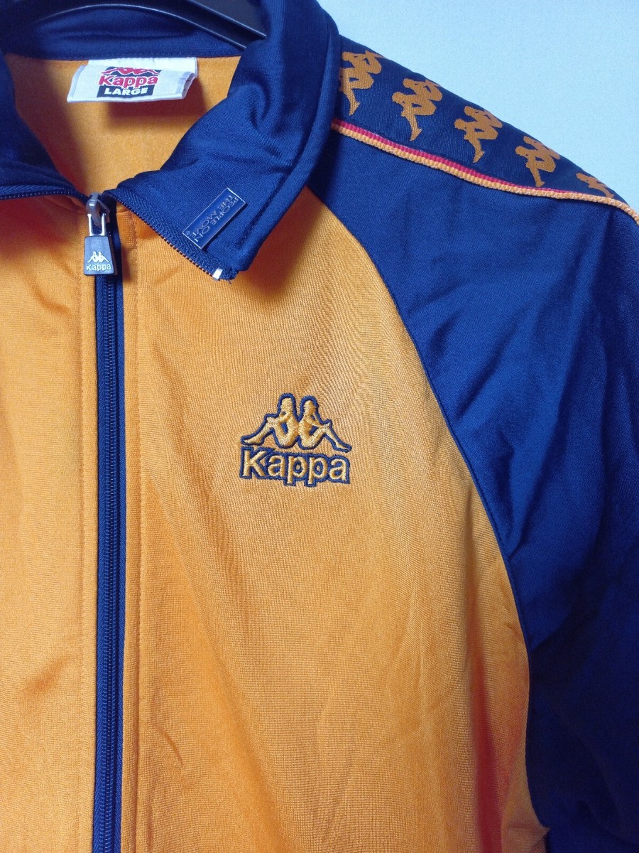 Kappa Vintage Full Zip Track Jacket Blue & yellow People On The