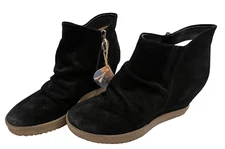 SOFFT AQUA 10M Boots SIRI Wedge Bootie Sneaker Ruching Suede Zip Waterproof