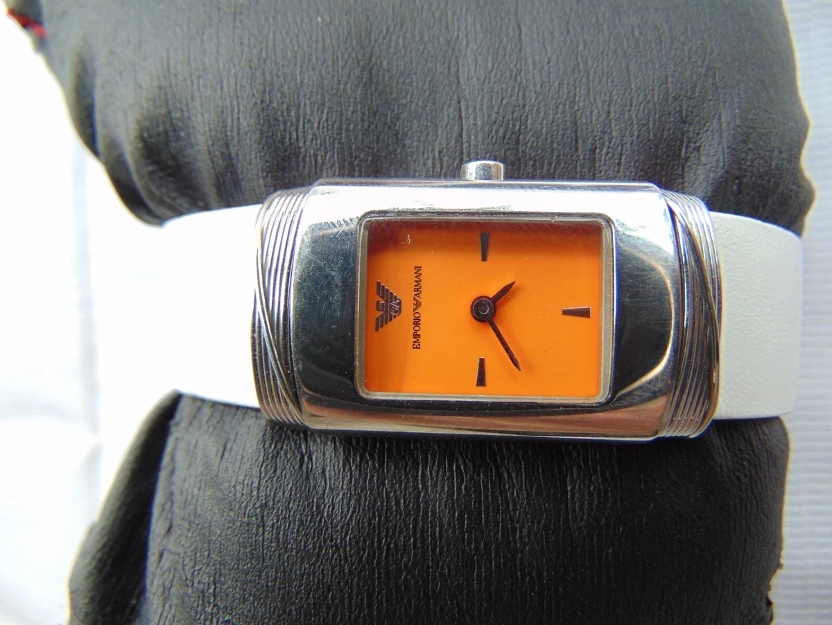 Emporio armani cheap orange watch
