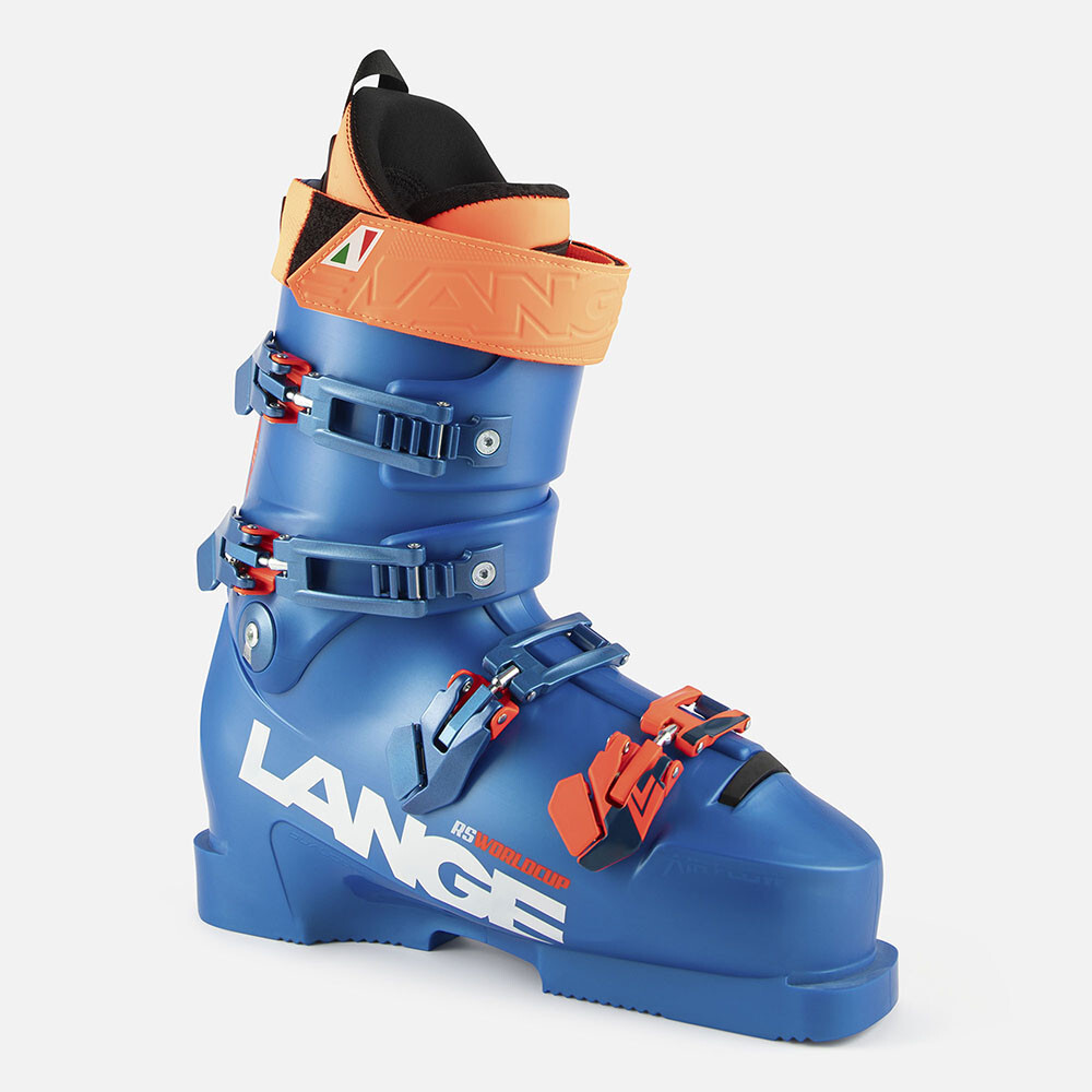 Chaussures de ski World Cup RS ZSoft+ Lange en bleu cobalt pour la haute performance sur piste